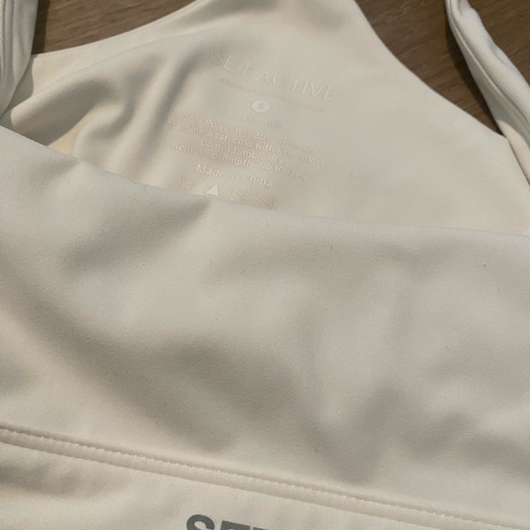 Set Active White Bra - Picture 3 of 3